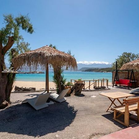 Sea And Sun Metaxy Mas, Brand-New, Beachfront ! Chania  Exterior photo