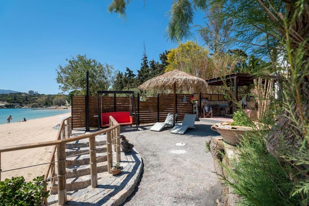 Sea And Sun Metaxy Mas, Brand-New, Beachfront ! Chania  Exterior photo
